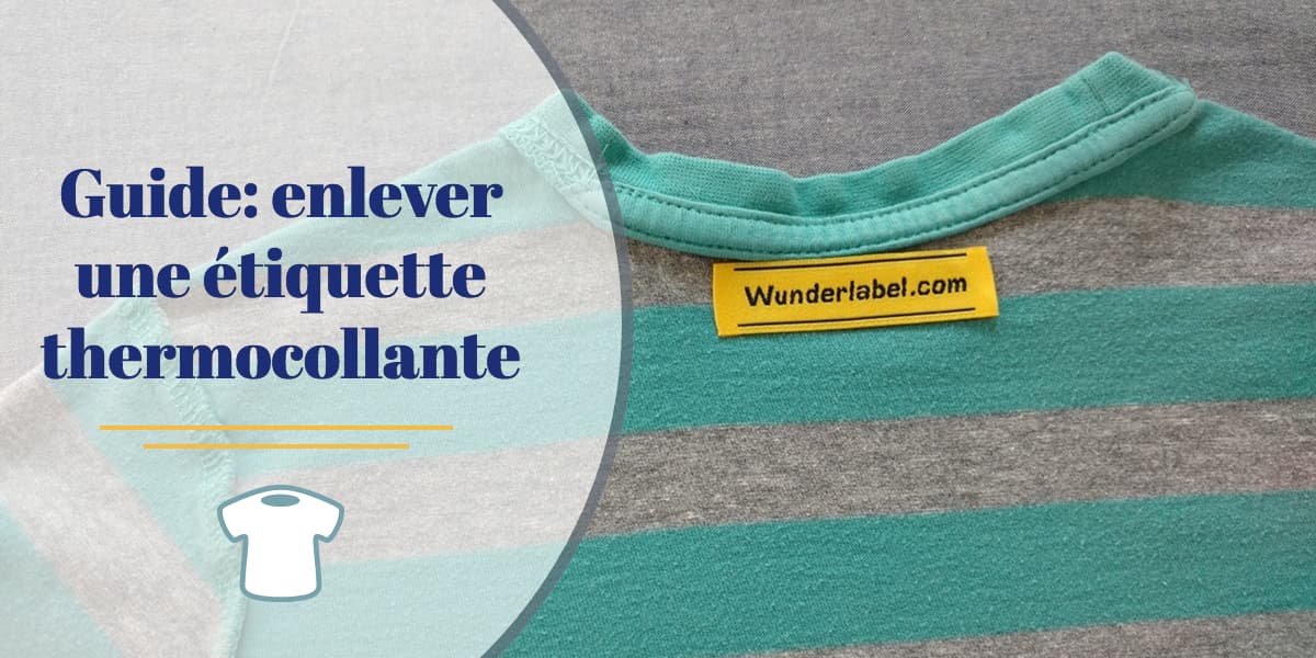 Guide: Retirer une étiquette thermocollante | Image