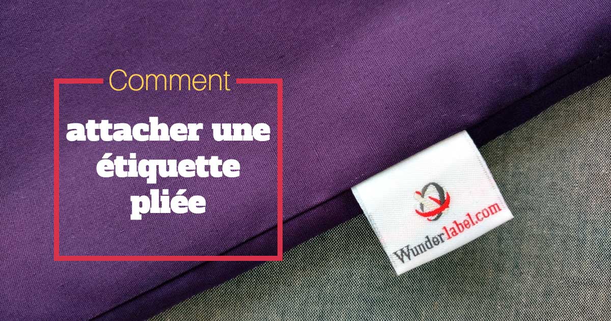 Comment attacher une étiquette pliée | Image